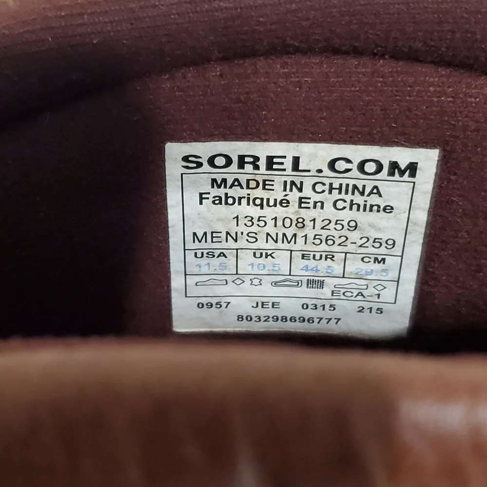 Sorel Mens Cheyanne Premium Pull On Boots Mens 11.5